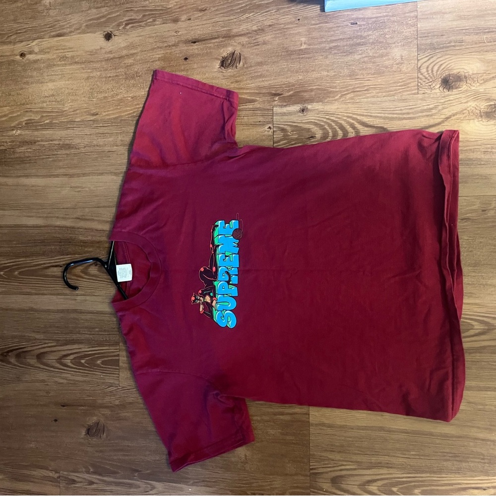 Supreme Mens Red Graphic T-Shirt